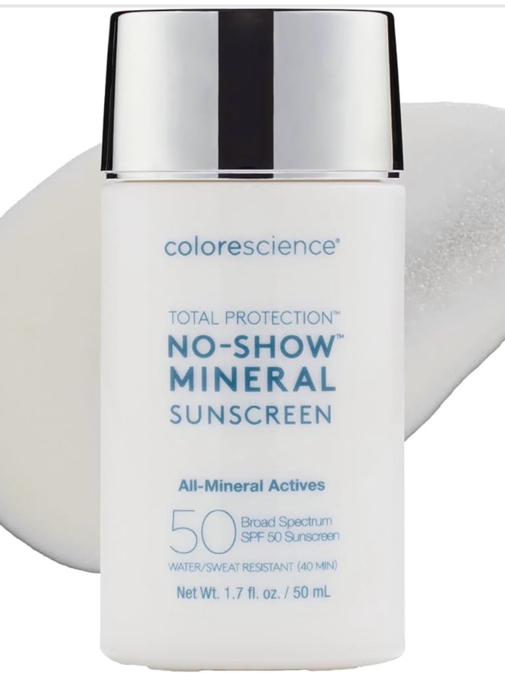 Colorscience No-Show Mineral Sunscreen SPF 50 - USED ONCE Exp 03/2027 2.6oz